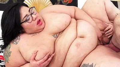 Old Man Bangs Hot Latina SSBBW Crystal Blue