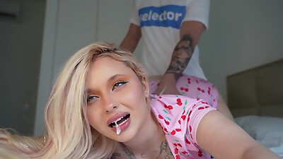 Nika Teaches Her Virgin Stepbrother How to Fuck