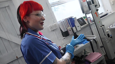 Nurse Ruby',s Degrading Vaginal Exam: Pierced Slut Rosa Inspected, Stretched &, Broken in Medical Room